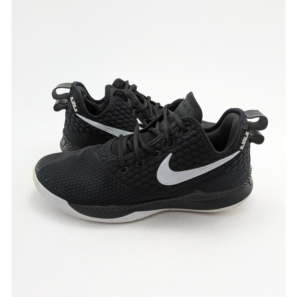 Mens Nike LeBron Witness 3 Black White Basketball Shoes AO4433-001 Size 9.5